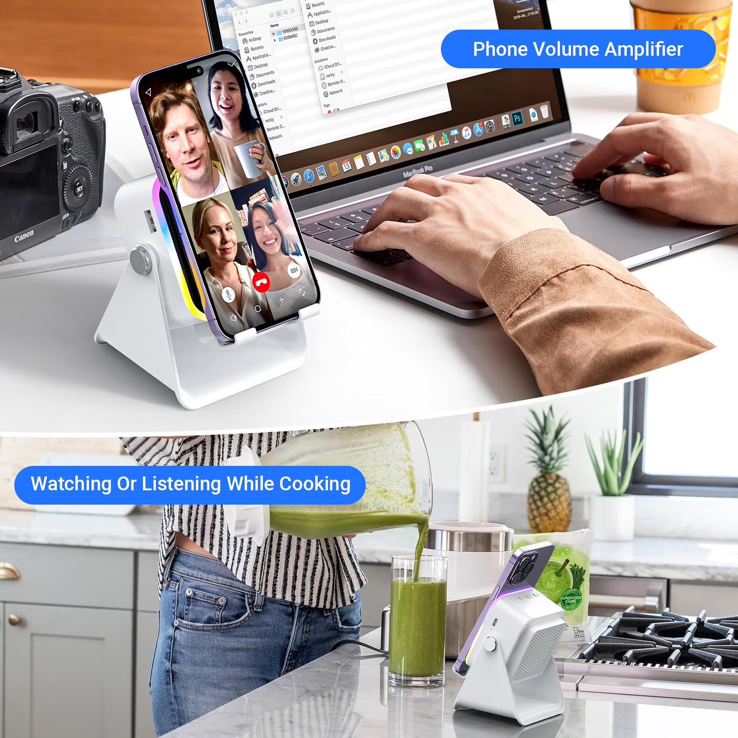 Trevox™ 5 in 1 Wireless Speaker Phone Stand