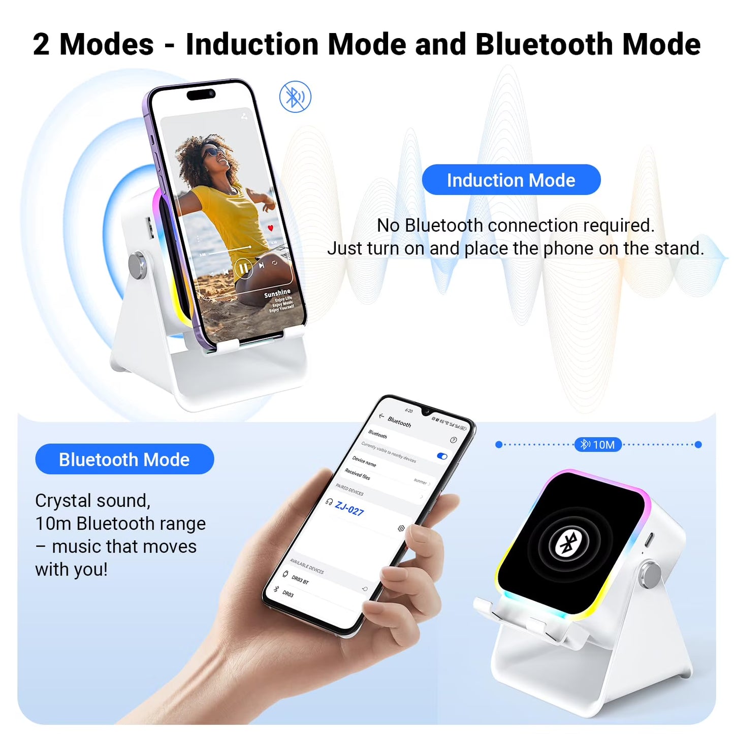 Trevox™  5 in 1 Wireless Speaker Phone Stand